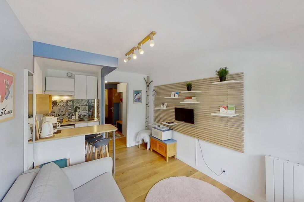 Studio Moderne De 18M2 Aux Carroz D'Araches เลการ์รอซ-ดาราช ภายนอก รูปภาพ